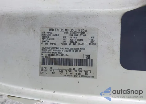 2000 Ford F-150 Lariat/Work Series/Xl/Xlt из США, поврежденный, VIN 1FTRX18L6YNB73186